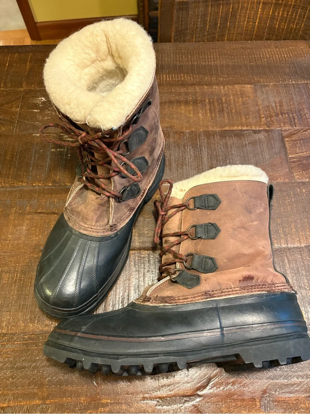 Men’s Sorel Brown and Black Snow Boots size 13